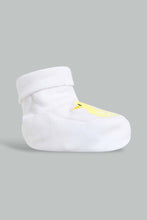 تنزيل الصورة على معرض الصور، Redtag-Grey-Little-Duck-Pair-Of-Booties-Booties-Baby-0 to 12 Months