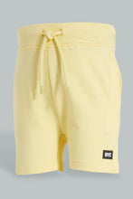 Load image into Gallery viewer, Redtag-Yellow-Terry-Shorts-Character,-Colour:Yellow,-Filter:Infant-Boys-(3-to-24-Mths),-Infant-Boys-Shorts,-New-In,-New-In-INB,-Non-Sale,-S22B,-Section:Kidswear,-TBL-Infant-Boys-3 to 24 Months