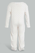 تنزيل الصورة على معرض الصور، Redtag-Pink-Heart-Print-Sleep-Suit-Sleepsuits-Baby-0 to 12 Months