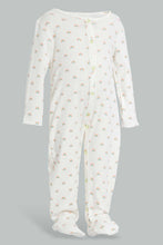 تنزيل الصورة على معرض الصور، Redtag-White-Rainbow-Print-Sleep-Suit-Sleepsuits-Baby-0 to 12 Months
