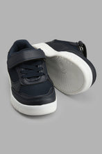 Load image into Gallery viewer, Redtag-Navy-Fabric-Block-Skate-Shoes-Skate-Shoes-Boys-3 to 5 Years