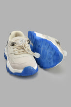 Load image into Gallery viewer, Redtag-Grey-Fabric-Block-Sneaker-Chunky-Boys-3 to 5 Years