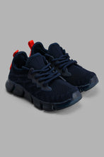 Load image into Gallery viewer, Redtag-Navy-Translucent-Sole-Sneaker-Sneakers-Boys-3 to 5 Years