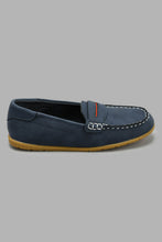 Load image into Gallery viewer, Redtag-Navy-Loafer-Loafers-Boys-3 to 5 Years