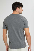 تنزيل الصورة على معرض الصور، Redtag-Charcoal-Graphic-T-Shirt-Graphic-Prints-Men's-
