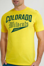تنزيل الصورة على معرض الصور، Redtag-Yellow-Graphic-T-Shirt-Graphic-Prints-Men's-