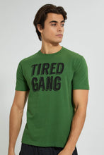 تنزيل الصورة على معرض الصور، Redtag-Olive-Chest-Print-Short-Pyjama-Set-Pyjama-Sets-Men's-