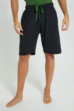تنزيل الصورة على معرض الصور، Redtag-Olive-Chest-Print-Short-Pyjama-Set-Pyjama-Sets-Men's-