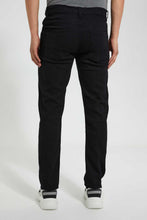 Load image into Gallery viewer, Redtag-Black-Basic-5-Pocket-Jean-Jeans-Regular-Fit-Men's-