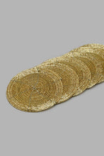 تنزيل الصورة على معرض الصور، Redtag-Gold-Round-Beaded-Coaster-Set-(6-Piece)-Coasters-Home-Dining-