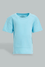 تنزيل الصورة على معرض الصور، Redtag-Sky-Blue-Kangaroo-Pocket-Short-Sleeve-T-Shirt-Colour:Sky-Blue,-Filter:Infant-Boys-(3-to-24-Mths),-Infant-Boys-T-Shirts,-New-In,-New-In-INB,-Non-Sale,-S22B,-Section:Kidswear,-TBL-Infant-Boys-3 to 24 Months
