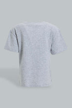 تنزيل الصورة على معرض الصور، Redtag-Grey-Melange-Kangaroo-Pocket-Short-Sleeve-T-Shirt-Colour:Grey,-Filter:Infant-Boys-(3-to-24-Mths),-Infant-Boys-T-Shirts,-New-In,-New-In-INB,-Non-Sale,-S22B,-Section:Kidswear,-TBL-Infant-Boys-3 to 24 Months
