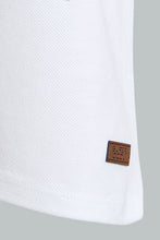 تنزيل الصورة على معرض الصور، Redtag-White-Pique-Shorts-Active-Shorts-Infant-Boys-3 to 24 Months