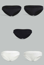 Load image into Gallery viewer, Redtag-Assorted-Print/Plain-Bikini-Briefs-(5-Pack)-Briefs-Bikini-Women's-