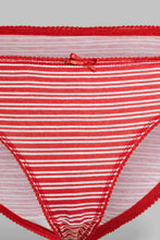 Load image into Gallery viewer, Redtag-Assorted-Print/Plain-Bikini-Briefs-(5-Pack)-Briefs-Bikini-Women's-