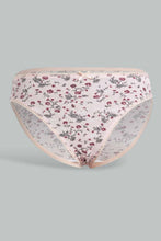 Load image into Gallery viewer, Redtag-Assorted-Print/Plain-Hi-Leg-Brief-(5-Pack)-Briefs-Hi-Leg-Women's-