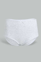 تنزيل الصورة على معرض الصور، Redtag-Assorted-Print/Plain-Mama-Brief-(5-Pack)-Briefs-Mama-Women's-