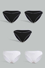 Load image into Gallery viewer, Redtag-Assorted-Print/Plain-Hi-Leg-Briefs-(5-Pack)-Briefs-Hi-Leg-Women's-