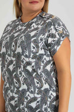 تنزيل الصورة على معرض الصور، Redtag-Paisley-Print-Top-Colour:Assorted,-Filter:Plus-Size,-LDP-Blouses,-New-In,-New-In-LDP,-Non-Sale,-S22A,-Section:Women-Women's-