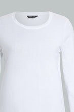 تنزيل الصورة على معرض الصور، Redtag-White-Long-Sleeve-Graphic-T-Shirt-Graphic-Prints-Women's-