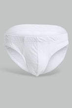 Load image into Gallery viewer, Redtag-Black-/-Charcoal-/-White-3-Pack-Breif-Briefs-Men's-