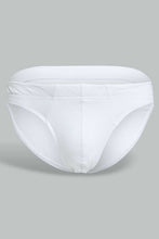 Load image into Gallery viewer, Redtag-Navy-/--Grey-/-White-3-Pack-Breif-Briefs-Men's-