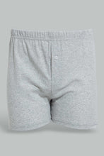 Load image into Gallery viewer, Redtag-Navy-Grey-2-Pack-Knit-Boxers-Boxers-Men's-