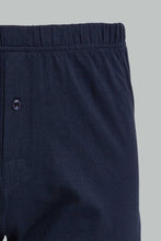 Load image into Gallery viewer, Redtag-Navy-Grey-2-Pack-Knit-Boxers-Boxers-Men's-