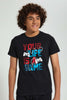 Redtag-Black-Life-Is-A-Game-Night-Suit-Pyjama-Sets-Senior-Boys-9 to 14 Years