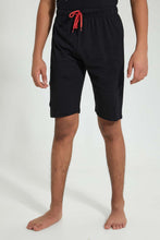 تنزيل الصورة على معرض الصور، Redtag-Black-Life-Is-A-Game-Night-Suit-Pyjama-Sets-Senior-Boys-9 to 14 Years