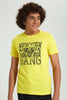 Redtag-Yellow-Ny-Gang-Night-Suit-Pyjama-Sets-Senior-Boys-9 to 14 Years