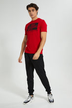 Load image into Gallery viewer, Redtag-Red-Liquid-Flavour-T-Shirt-Graphic-Prints-Men's-