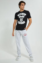 Load image into Gallery viewer, Redtag-Black-Inked-Up-T-Shirt-Graphic-Prints-Men's-