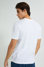 تنزيل الصورة على معرض الصور، Redtag-White-Brooklyn-T-Shirt-Graphic-Prints-Men's-
