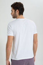 تنزيل الصورة على معرض الصور، Redtag-White-Graphic-T-Shirt-Colour:White,-Filter:Men's-Clothing,-Men-T-Shirts,-New-In,-New-In-Men,-Non-Sale,-S22B,-Section:Men,-TBL-Men's-