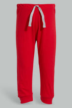 تنزيل الصورة على معرض الصور، Redtag-Grey-Digger-Tshirt-And-Red-Bottom-Pj-Set-(2-Pack)-Pyjama-Sets-Infant-Boys-3 to 24 Months