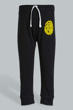 تنزيل الصورة على معرض الصور، Redtag-Grey-T-Shirt-And-Black-Pj-Set-(2-Pack)-Pyjama-Sets-Infant-Boys-3 to 24 Months