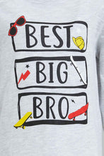 تنزيل الصورة على معرض الصور، Redtag-Grey-T-Shirt-And-Black-Pj-Set-(2-Pack)-Pyjama-Sets-Infant-Boys-3 to 24 Months