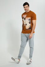 تنزيل الصورة على معرض الصور، Redtag-Rust-Graphic-T-Shirt-Graphic-Prints-Men's-