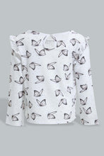تنزيل الصورة على معرض الصور، Redtag-Pink-Printed-L/S-Sleeve-Tee-All-Over-Prints-Infant-Girls-3 to 24 Months