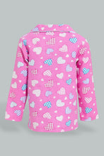 تنزيل الصورة على معرض الصور، Redtag-Pink-Heart-Printed-Flannel-Pyjama-Set-Colour:Pink,-Filter:Infant-Girls-(3-to-24-Mths),-Infant-Girls-Pyjama-Sets,-New-In,-New-In-ING,-Non-Sale,-S22A,-Section:Kidswear-Infant-Girls-3 to 24 Months