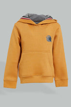 تنزيل الصورة على معرض الصور، Redtag-Mustard-Hoody-Jog-Set-With-Kangaroo-Pocket-(2-Pack)-Jog-Sets-Infant-Boys-3 to 24 Months