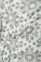 Load image into Gallery viewer, Redtag-Grey-Floral-Printed-Single-Fleece-Blanket-Blankets-Home-Bedroom-