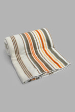Load image into Gallery viewer, Redtag-Multi-Colour-Stripe-Printed-Single-Fleece-Blanket-Blankets-Home-Bedroom-