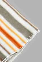 Load image into Gallery viewer, Redtag-Multi-Colour-Stripe-Printed-Single-Fleece-Blanket-Blankets-Home-Bedroom-