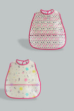 تنزيل الصورة على معرض الصور، Redtag-2Pcs-Baby-Bibs-Set-100%-Peva-Bibs-New-Born-Baby-
