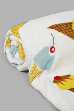 تنزيل الصورة على معرض الصور، Redtag-Yellow-Ice-Cream-Print-Kids-Blanket-0,-Colour:Yellow,-Filter:Home-Bedroom,-HMW-BED-Blankets,-New-In,-New-In-HMW-BED,-Non-Sale,-S22B,-Section:Homewares-Home-Bedroom-