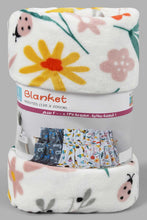 Load image into Gallery viewer, Redtag-Multi-Colour-Floral-Print-Kids-Blanket-0,-Colour:Multi,-Filter:Home-Bedroom,-HMW-BED-Blankets,-New-In,-New-In-HMW-BED,-Non-Sale,-S22B,-Section:Homewares-Home-Bedroom-
