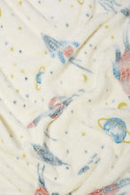 Load image into Gallery viewer, Redtag-Blue-Space-Glow-In-The-Dark-Kids-Blanket-0,-Colour:Blue,-Filter:Home-Bedroom,-HMW-BED-Blankets,-New-In,-New-In-HMW-BED,-Non-Sale,-S22B,-Section:Homewares-Home-Bedroom-