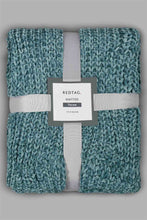 Load image into Gallery viewer, Redtag-Green-Knitted-Throw-Colour:Green,-Filter:Home-Bedroom,-HMW-BED-Throws,-New-In,-New-In-HMW-BED,-Non-Sale,-S22B,-Section:Homewares-Home-Bedroom-